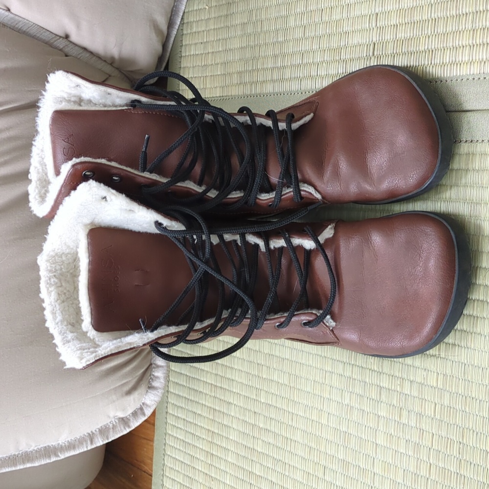 Ahinsa jaya winter boot, brown size 41 men and women